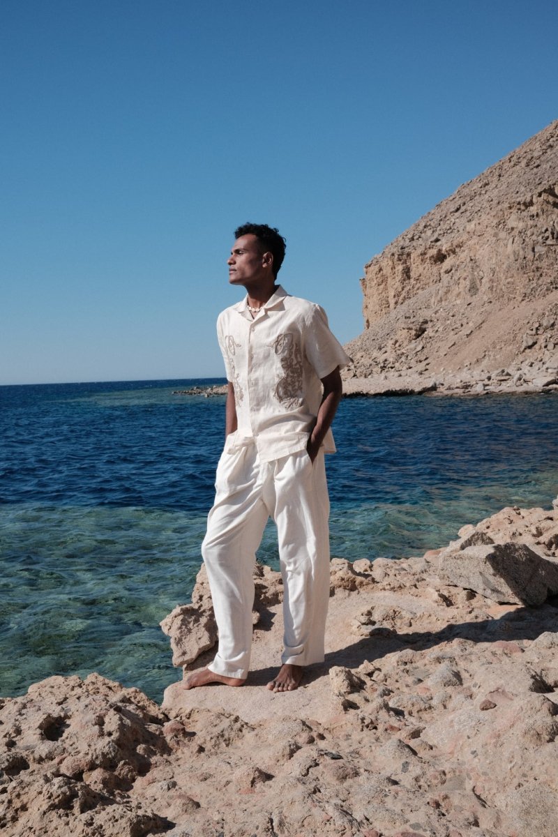 ANCHOR LINEN SHIRT - CODDIWOMPLE