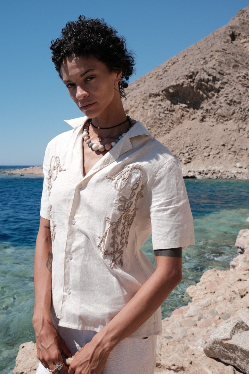 ANCHOR LINEN SHIRT - CODDIWOMPLE