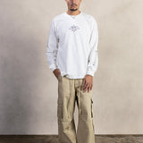 BEIGE GABARDINE CARGO PANTS - CODDIWOMPLE