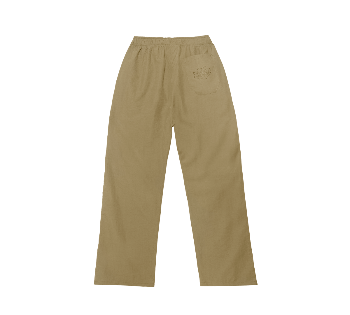 BEIGE WATERPROOF PARACHUTE PANTS - CODDIWOMPLE