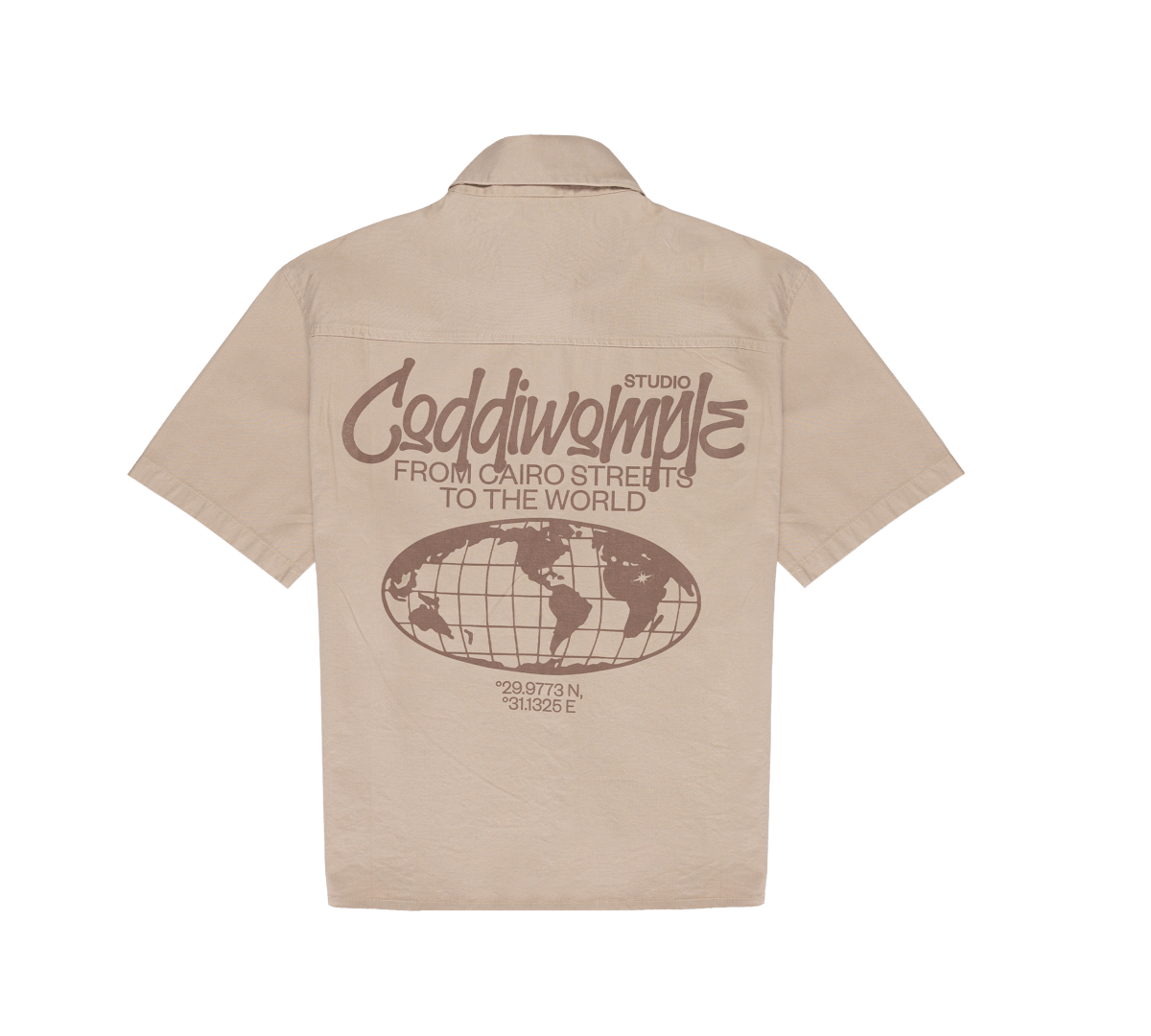 BEIGE WORK SHIRT - CODDIWOMPLE