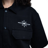 BLACK WORK SHIRT V2 - CODDIWOMPLE