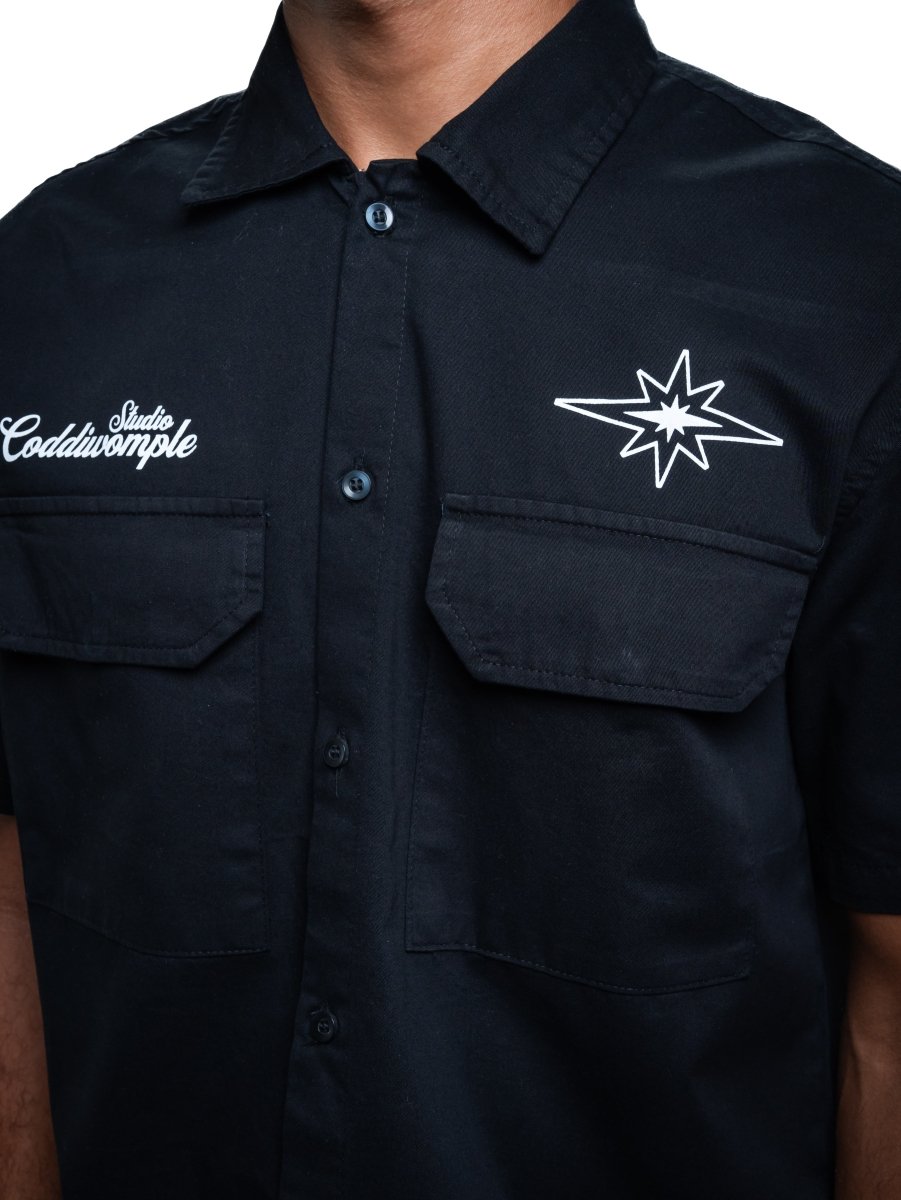 BLACK WORK SHIRT V2 - CODDIWOMPLE