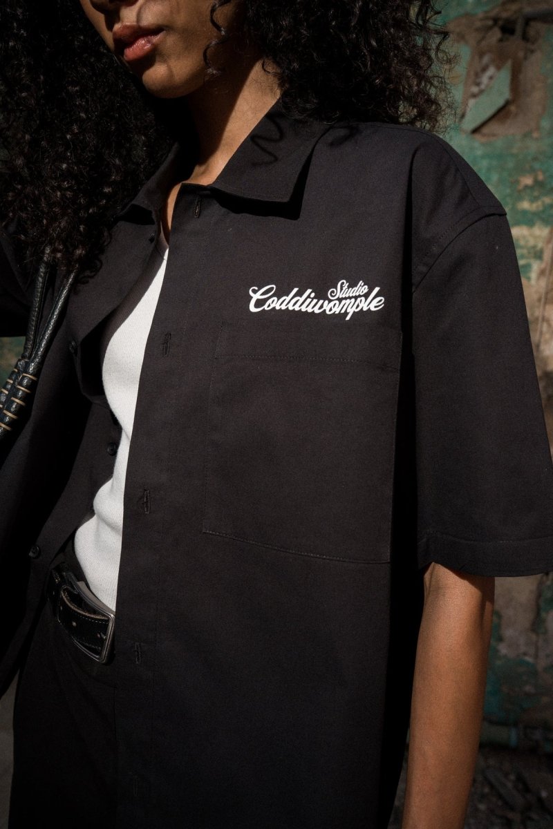 BLACK WORK SHIRT V2 - CODDIWOMPLE