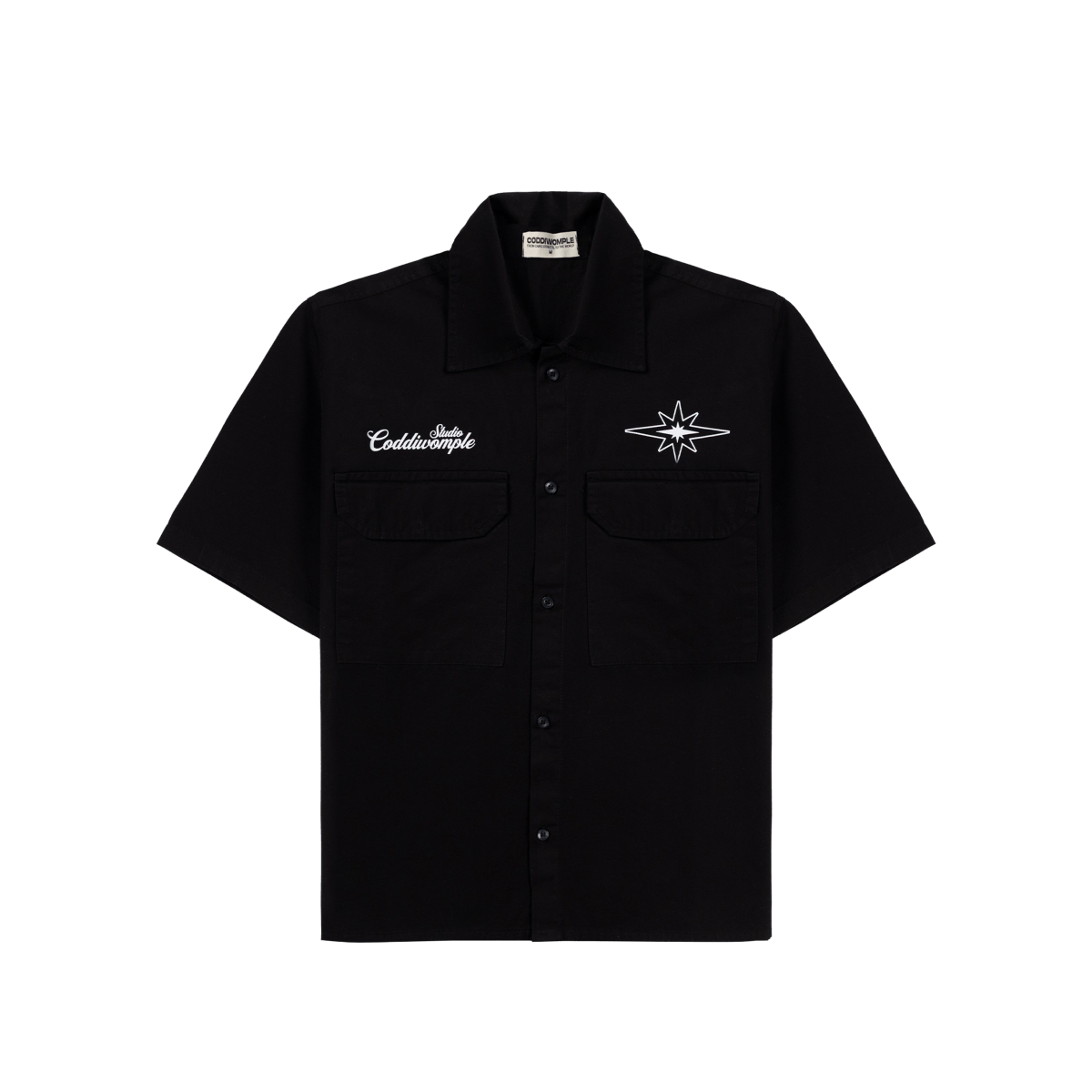 BLACK WORK SHIRT V2 - CODDIWOMPLE