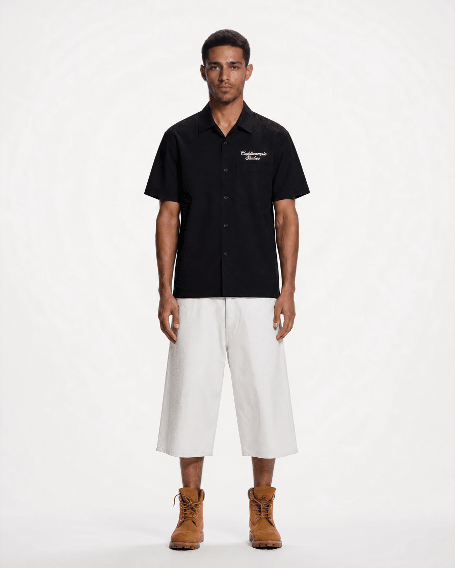 BLACK WORK SHIRT V2 - CODDIWOMPLE