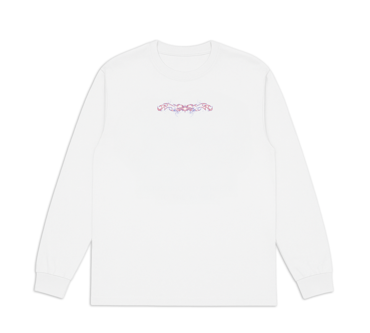 BLAZE WHITE LONG SLEEVE TEE - CODDIWOMPLE