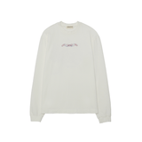 BLAZE WHITE LONG SLEEVE TEE - CODDIWOMPLE