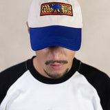 CAMEL 2-TONE BLUE/WHITE CAP - CODDIWOMPLE