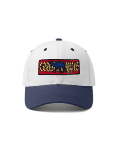 CAMEL 2-TONE NAVY/WHITE CAP - CODDIWOMPLE