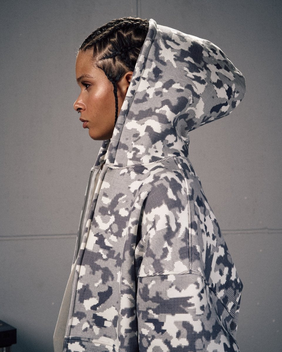 CAMO ZIP - UP JACKET - CODDIWOMPLE