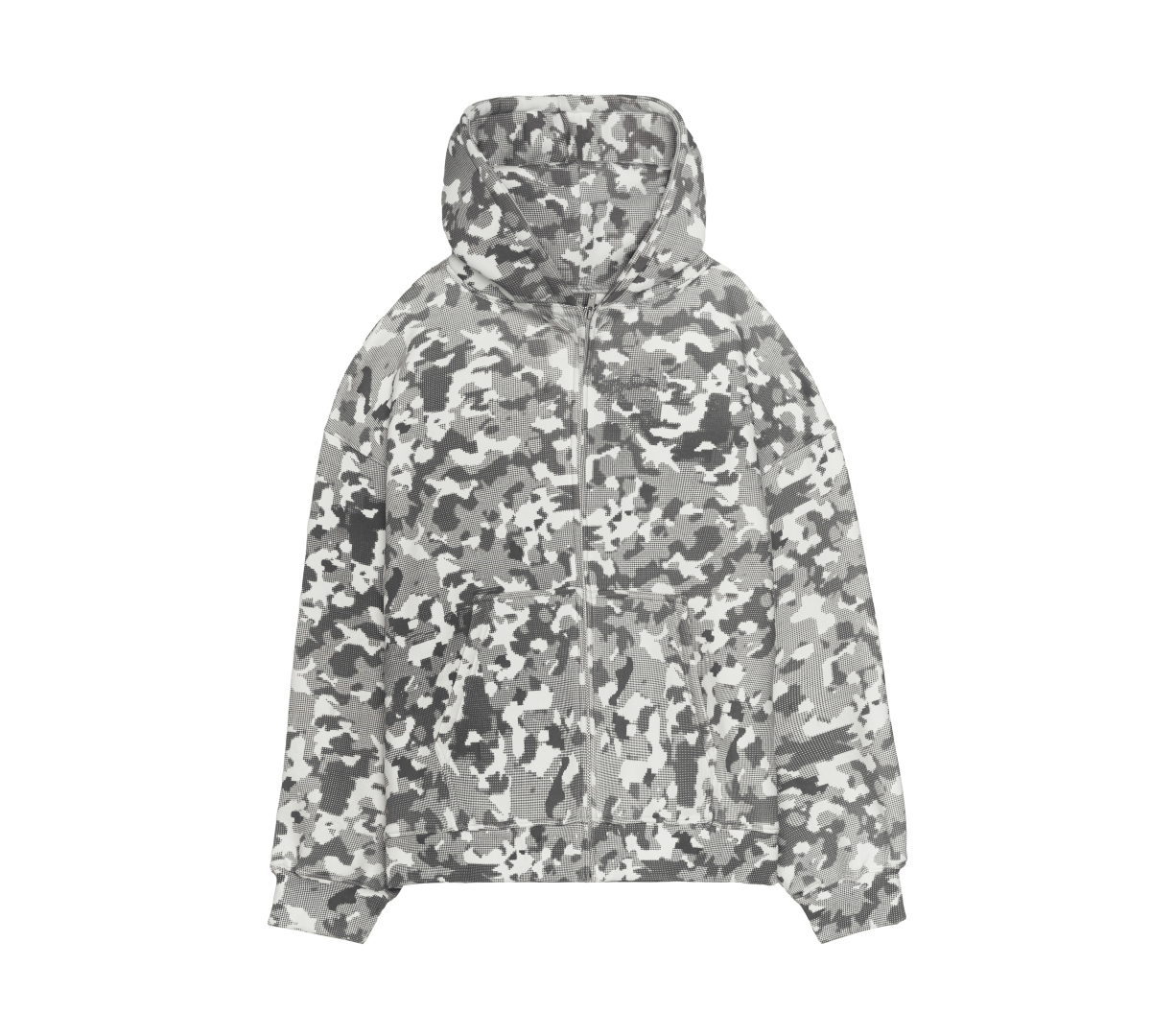 CAMO ZIP - UP JACKET - CODDIWOMPLE