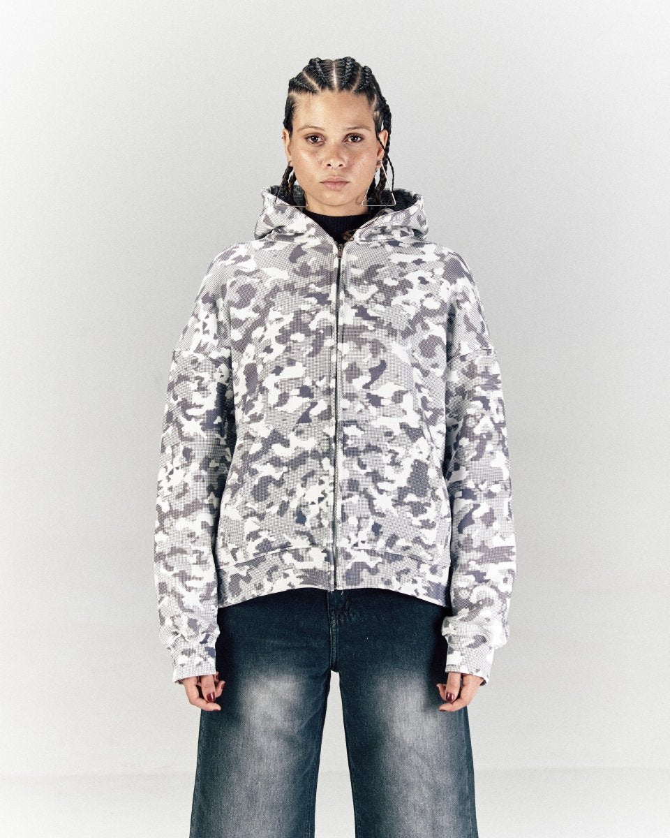 CAMO ZIP - UP JACKET - CODDIWOMPLE