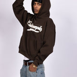 CANVAS BROWN HOODIE - CODDIWOMPLE