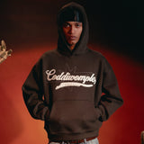 CANVAS BROWN HOODIE - CODDIWOMPLE