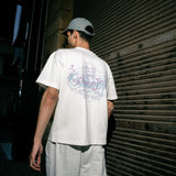 CHARIOT WHITE TEE - CODDIWOMPLE