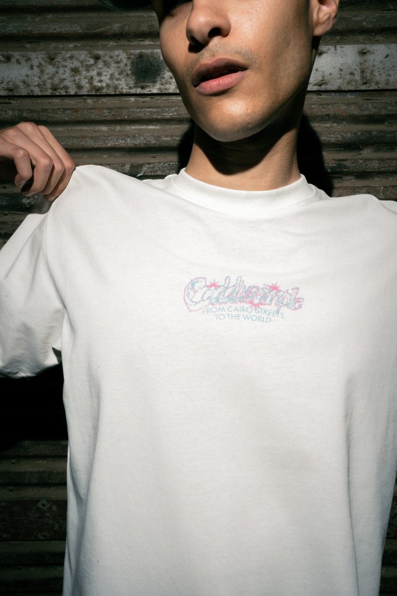 CHARIOT WHITE TEE - CODDIWOMPLE