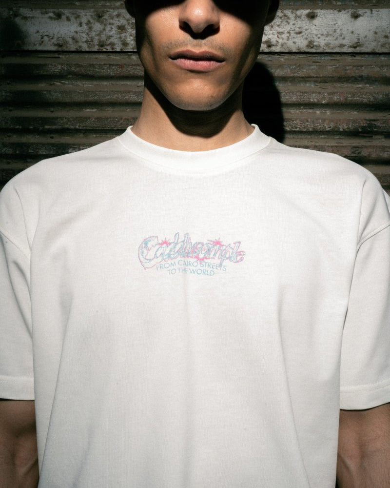 CHARIOT WHITE TEE - CODDIWOMPLE