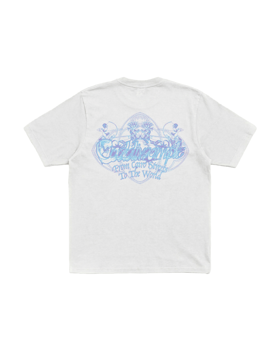CHARIOT WHITE TEE - CODDIWOMPLE