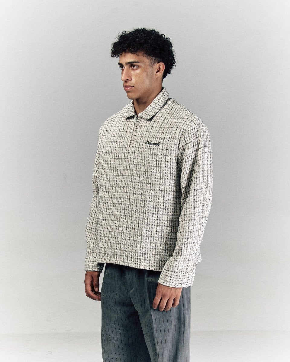 CHESSBOARD QUARTER ZIP - UP - CODDIWOMPLE