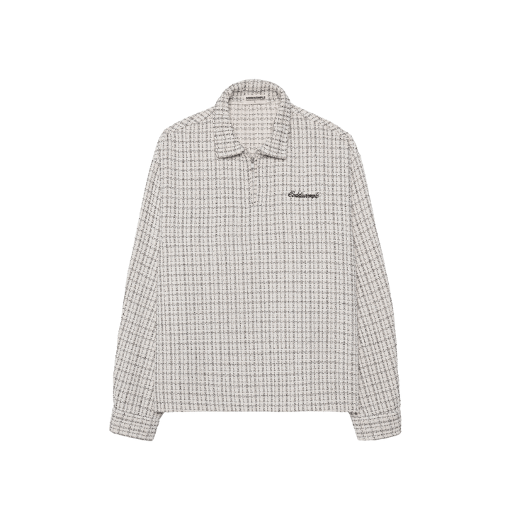 CHESSBOARD QUARTER ZIP-UP