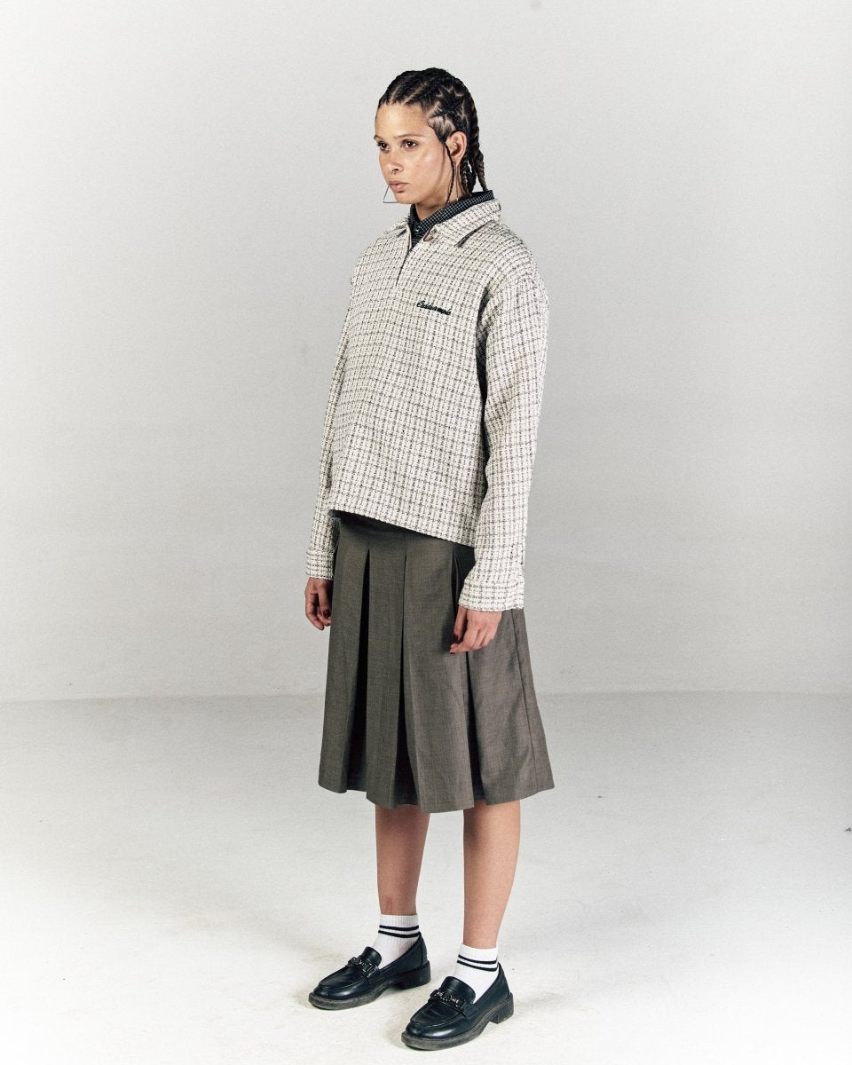 CHESSBOARD QUARTER ZIP - UP - CODDIWOMPLE