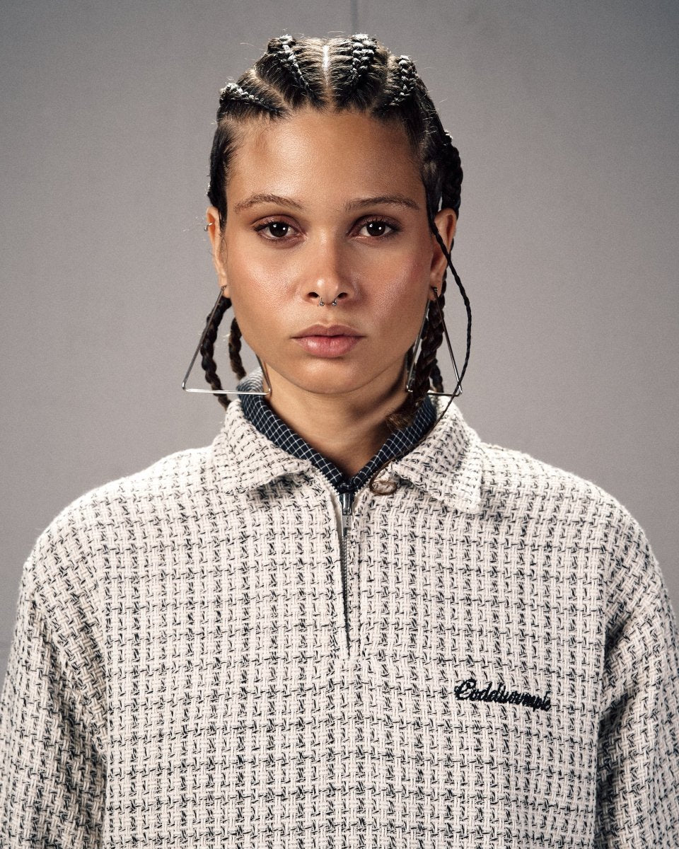 CHESSBOARD QUARTER ZIP - UP - CODDIWOMPLE