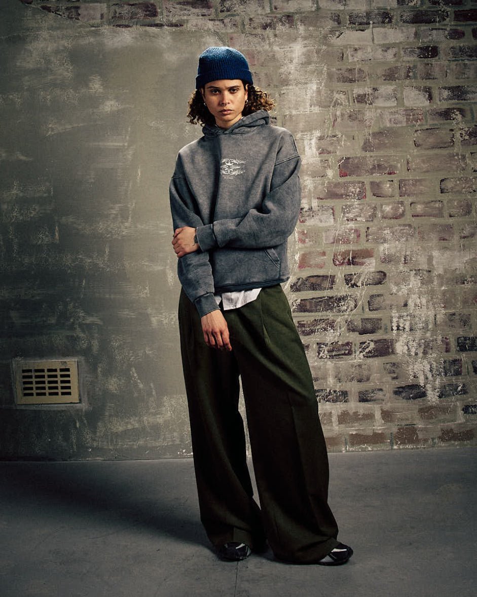 CHROME WASHED HOODIE - CODDIWOMPLE