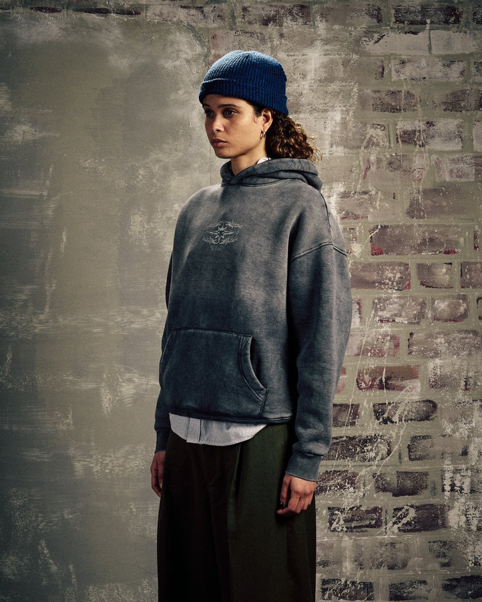 CHROME WASHED HOODIE - CODDIWOMPLE