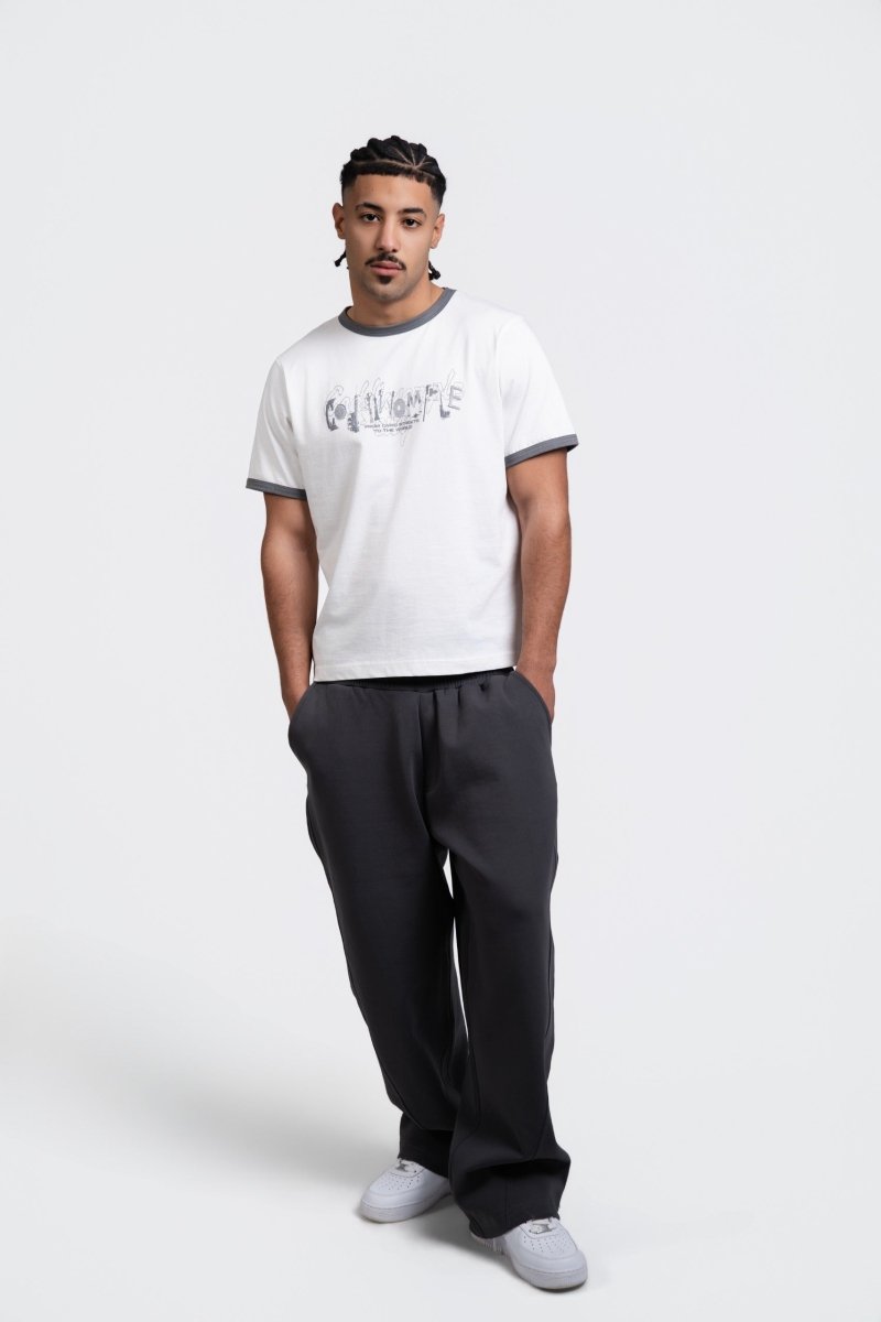 CITY WHITE RINGER TEE - CODDIWOMPLE