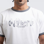 CITY WHITE RINGER TEE - CODDIWOMPLE