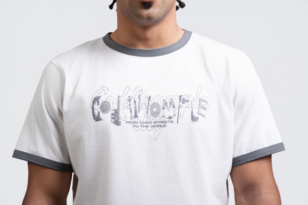 CITY WHITE RINGER TEE - CODDIWOMPLE