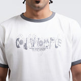 CITY WHITE RINGER TEE - CODDIWOMPLE