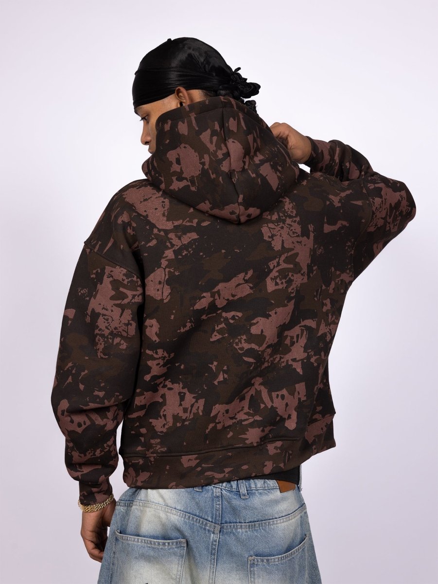 CLAY CAMOUFLAGE HOODIE - CODDIWOMPLE
