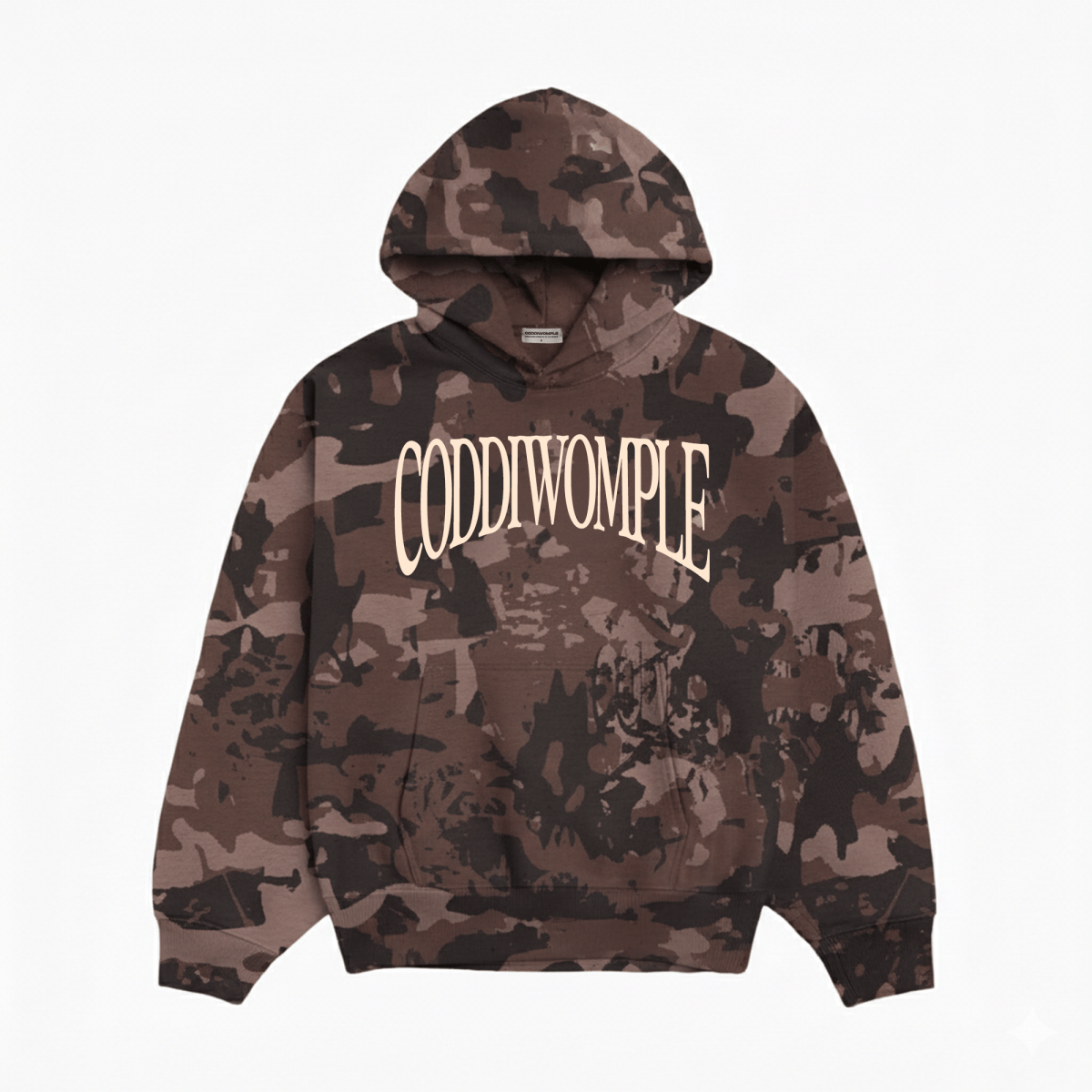 CLAY CAMOUFLAGE HOODIE - CODDIWOMPLE