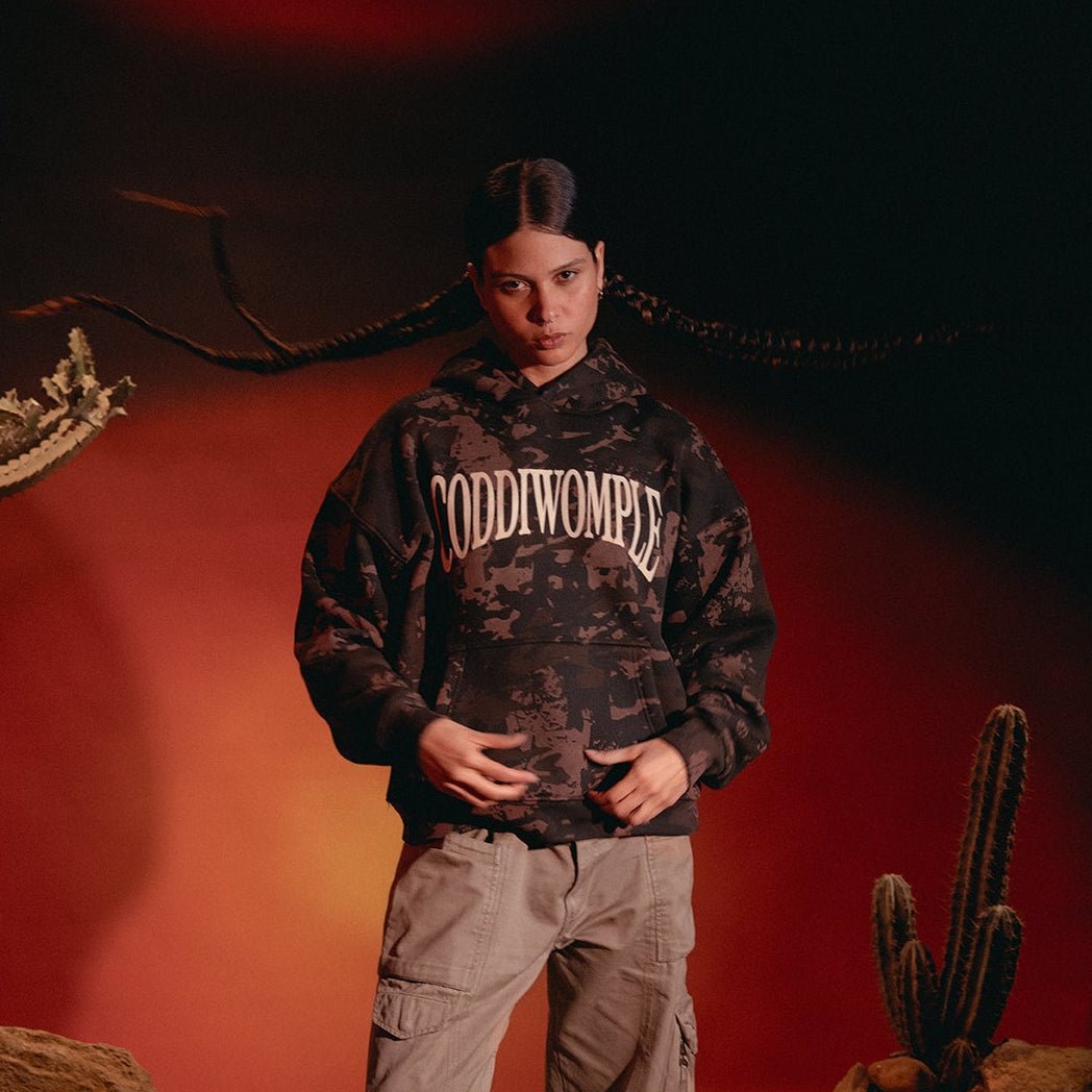 CLAY CAMOUFLAGE HOODIE - CODDIWOMPLE