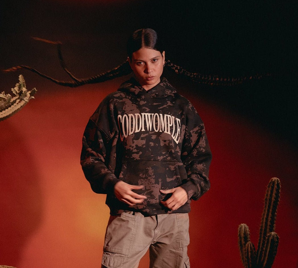 CLAY CAMOUFLAGE HOODIE - CODDIWOMPLE