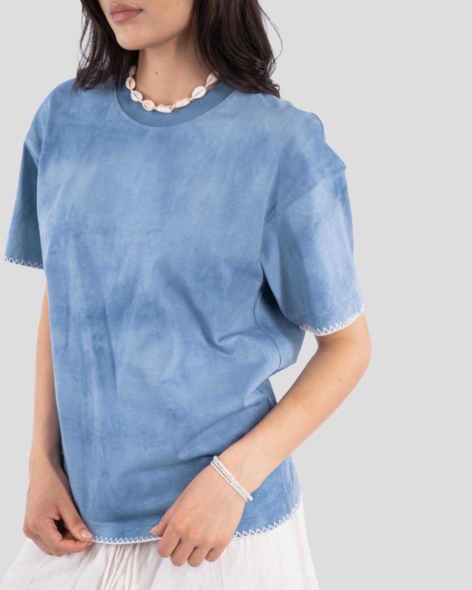 CLOUD TIE DYE TEE - CODDIWOMPLE