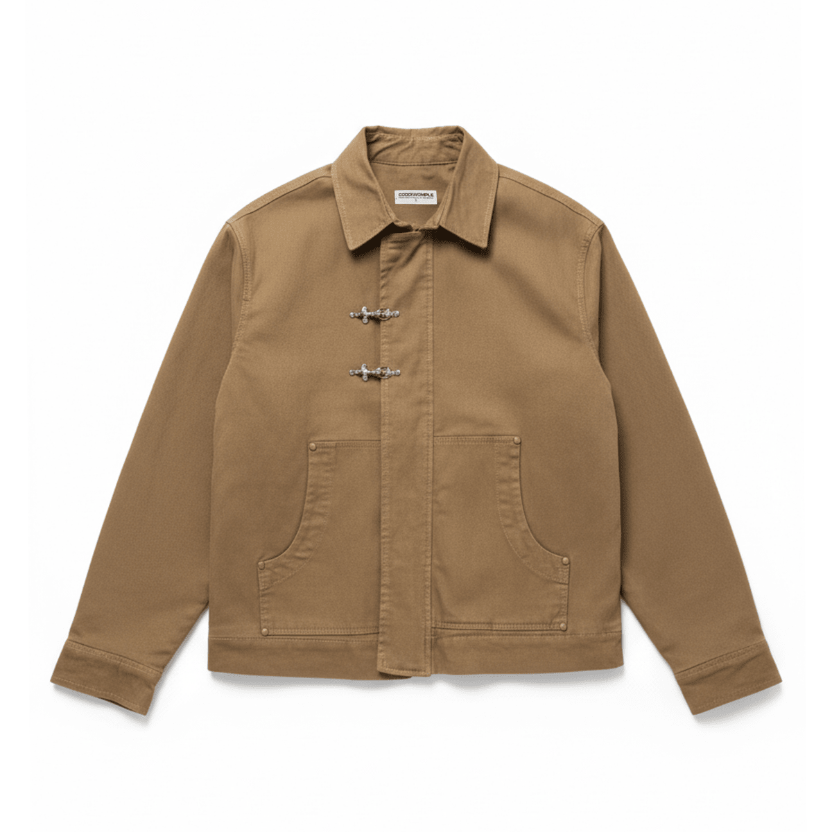 CODDI FIRE DEPT. BEIGE WORK JACKET - CODDIWOMPLE
