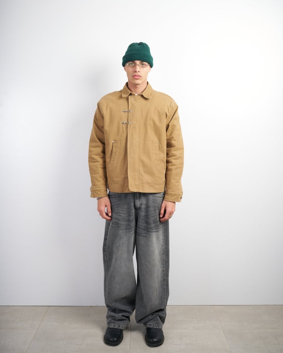 CODDI FIRE DEPT. BEIGE WORK JACKET - CODDIWOMPLE