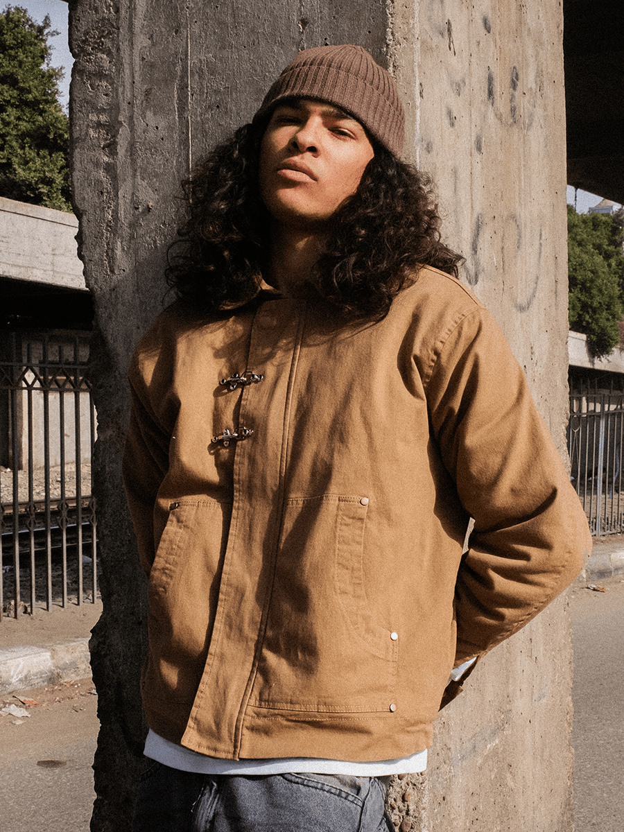 CODDI FIRE DEPT. BEIGE WORK JACKET - CODDIWOMPLE