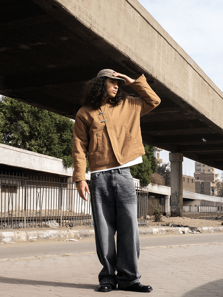 CODDI FIRE DEPT. BEIGE WORK JACKET - CODDIWOMPLE