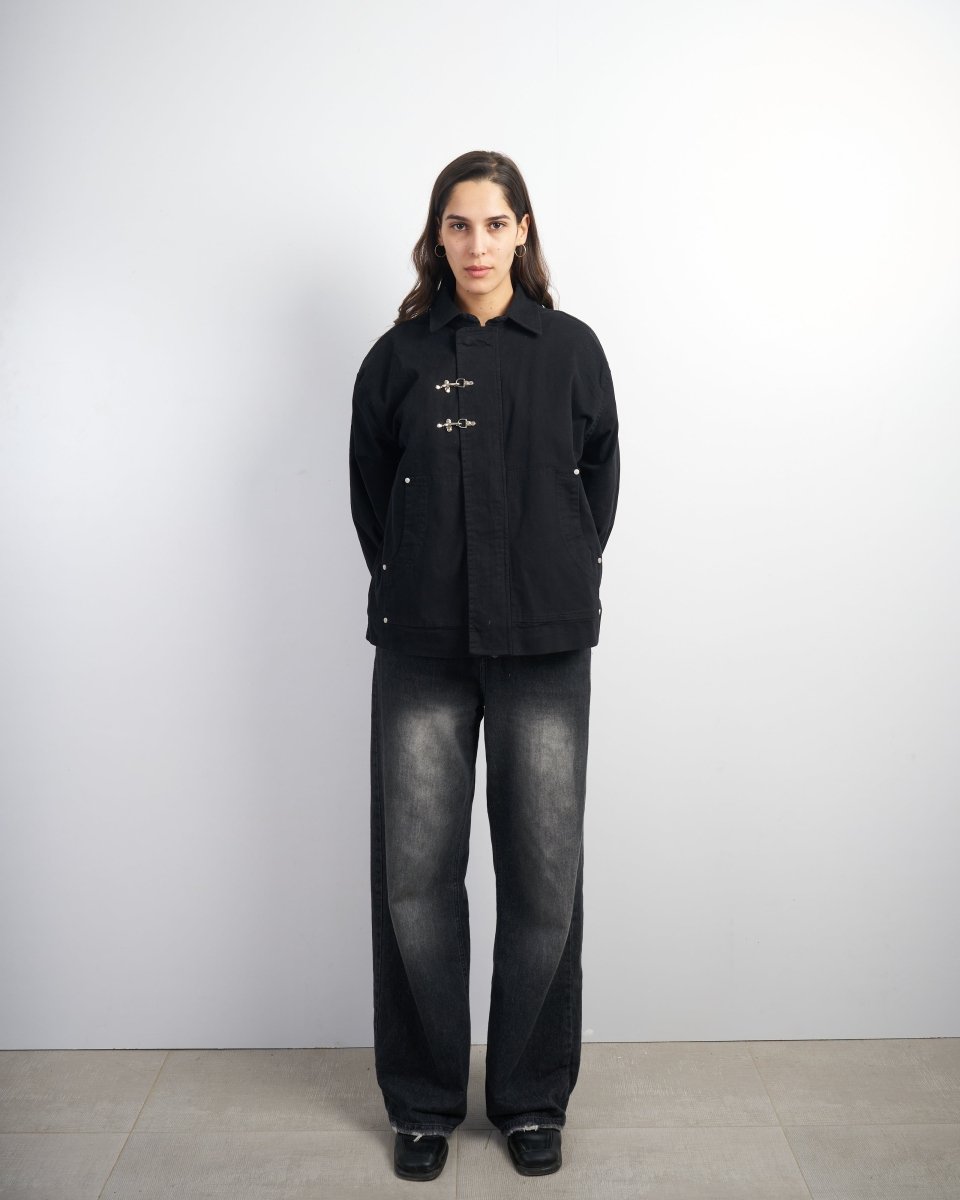 CODDI FIRE DEPT. BLACK WORK JACKET - CODDIWOMPLE