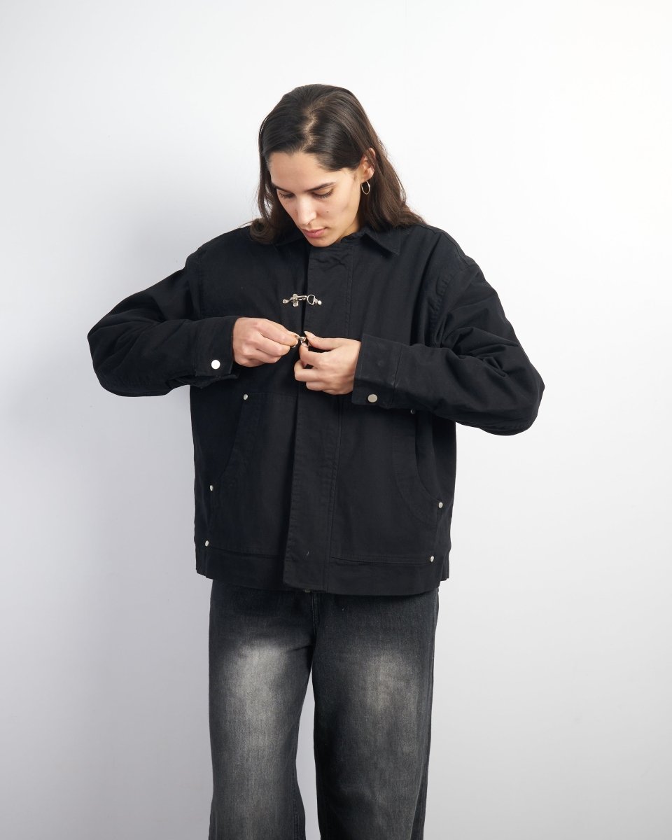 CODDI FIRE DEPT. BLACK WORK JACKET - CODDIWOMPLE