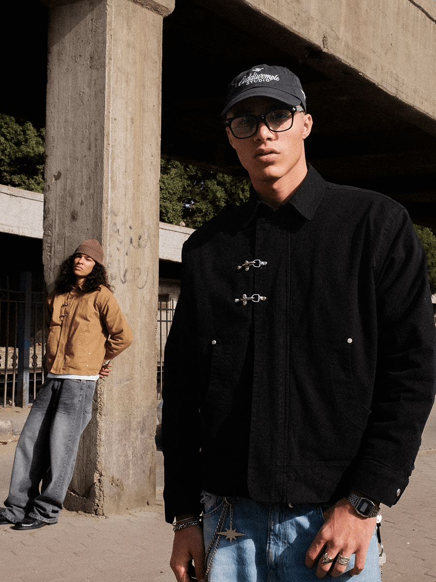 CODDI FIRE DEPT. BLACK WORK JACKET - CODDIWOMPLE