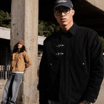 CODDI FIRE DEPT. BLACK WORK JACKET - CODDIWOMPLE