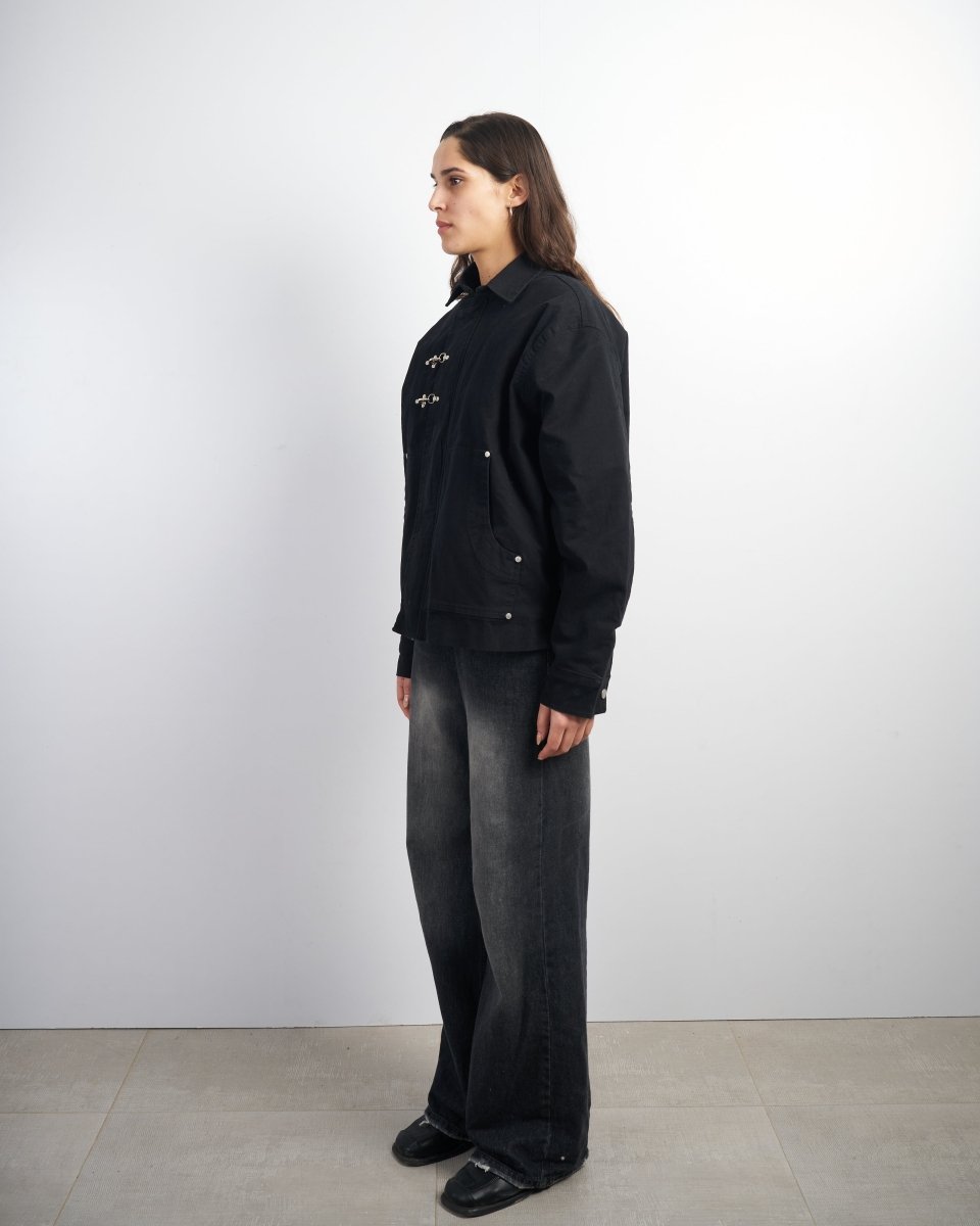 CODDI FIRE DEPT. BLACK WORK JACKET - CODDIWOMPLE