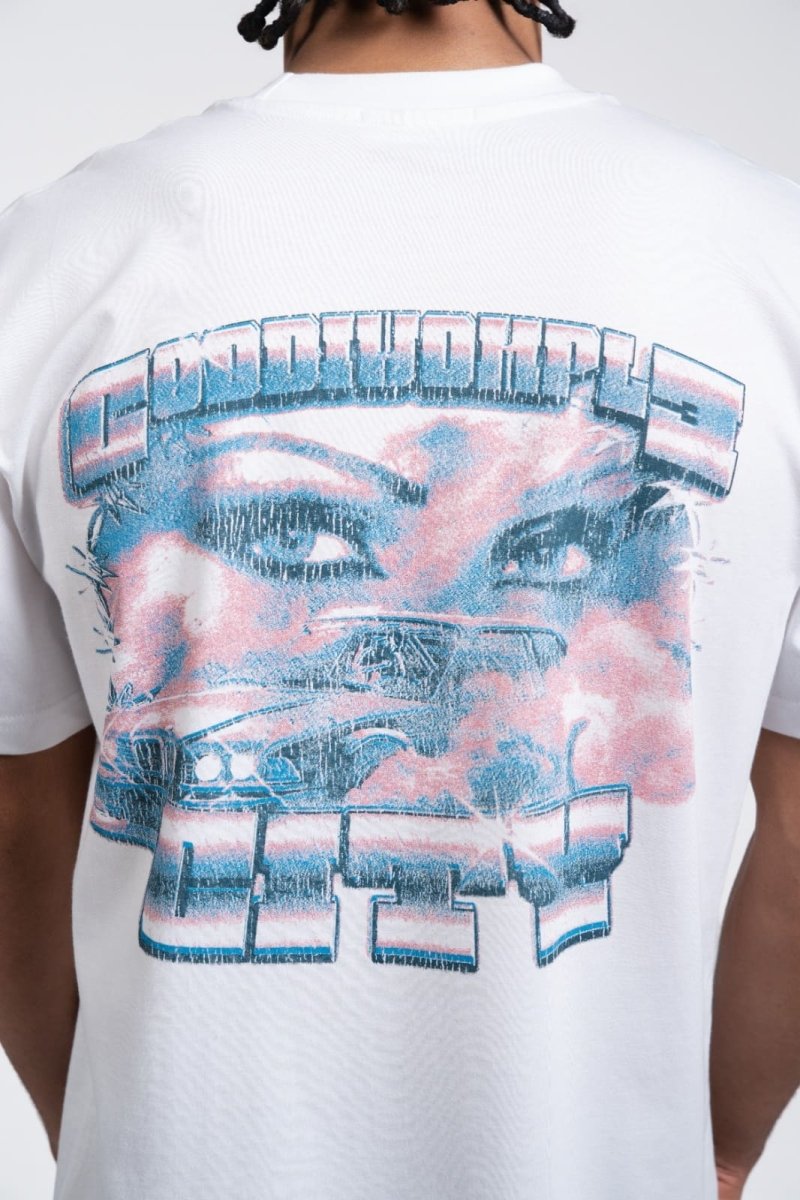 CODDIDRIFT WHITE TEE - CODDIWOMPLE