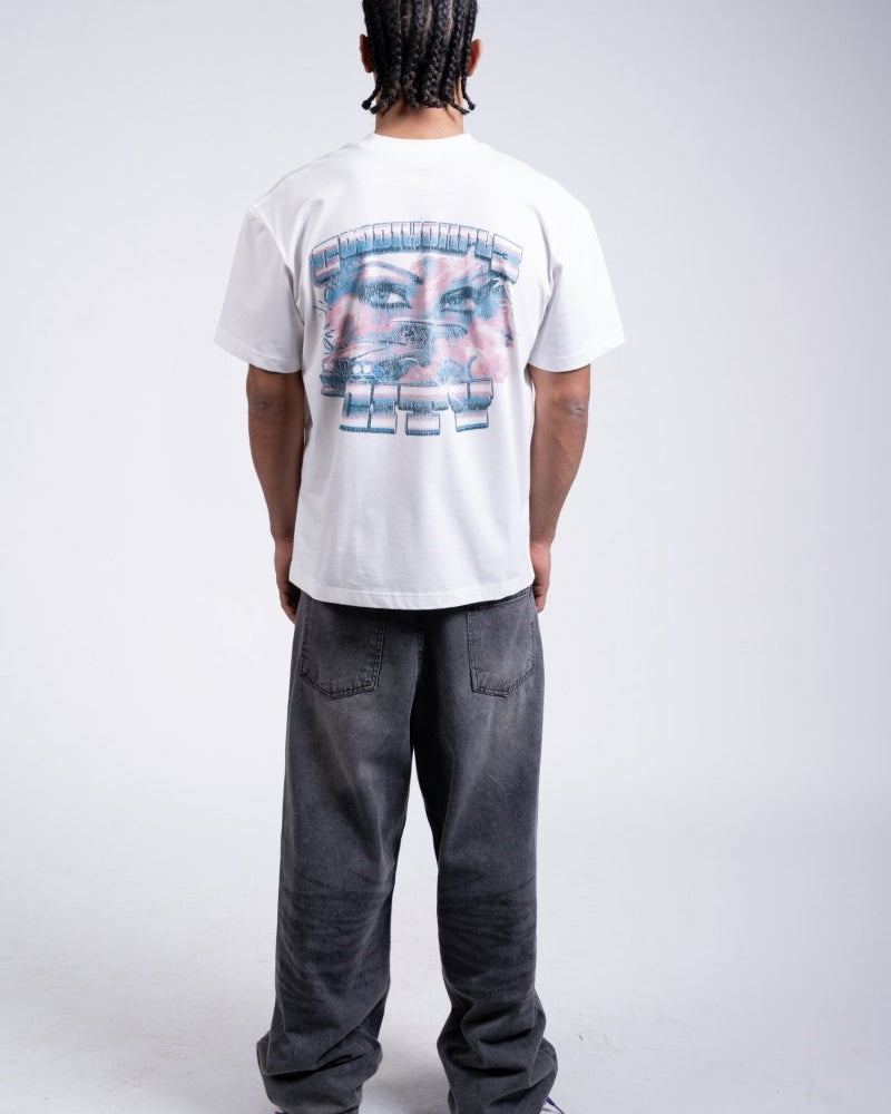 CODDIDRIFT WHITE TEE - CODDIWOMPLE