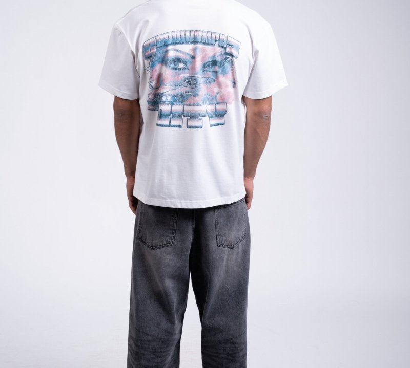 CODDIDRIFT WHITE TEE - CODDIWOMPLE